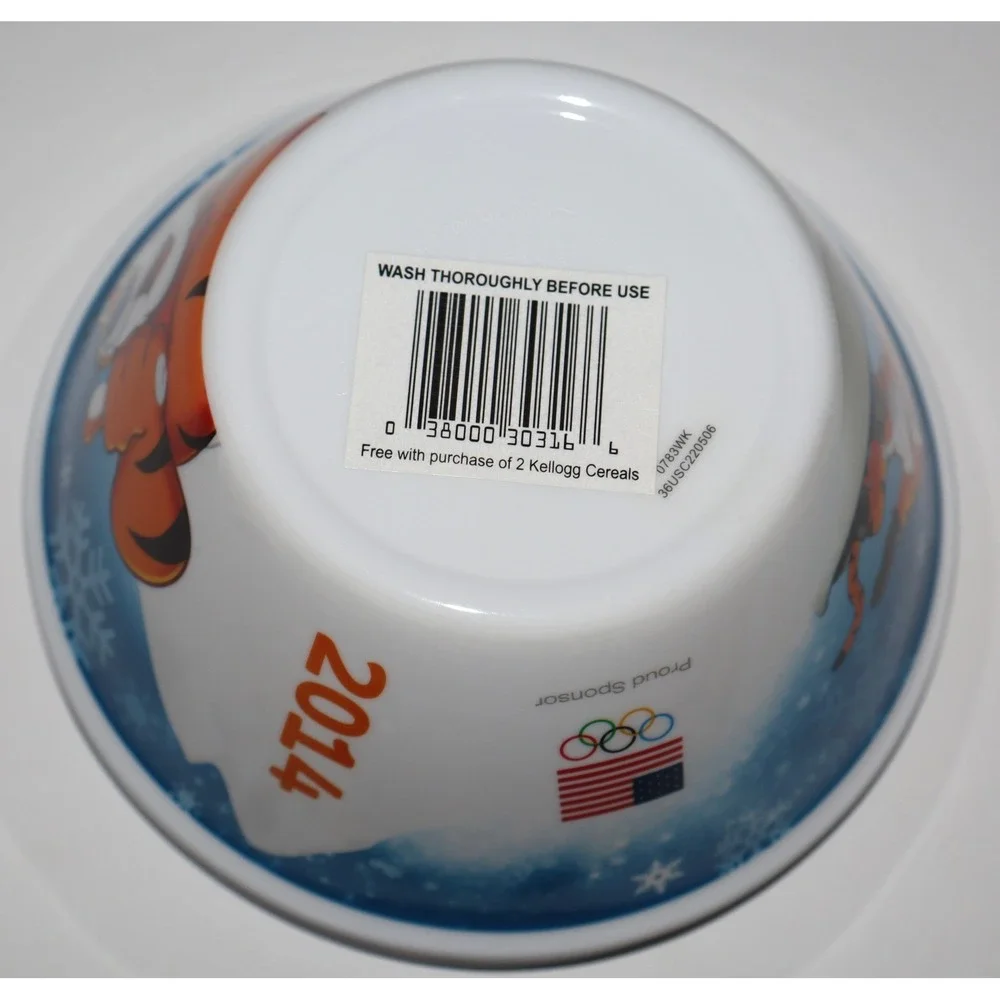 Kellogg's Cereal Bowls Set of 3 Tony the Tiger Toucan Sam Sunny 2014 Olympics